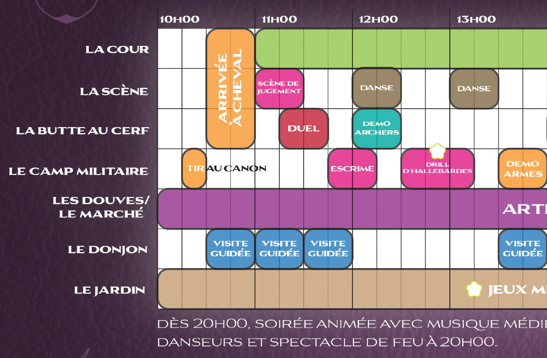 Demandez le programme de la fête médiévale 2022 🤩